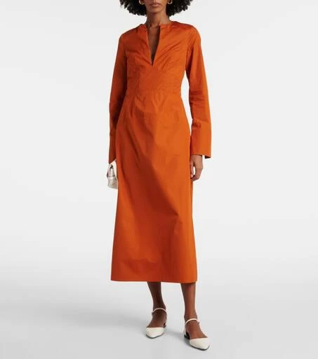 CO Tiered cotton midi dress 2