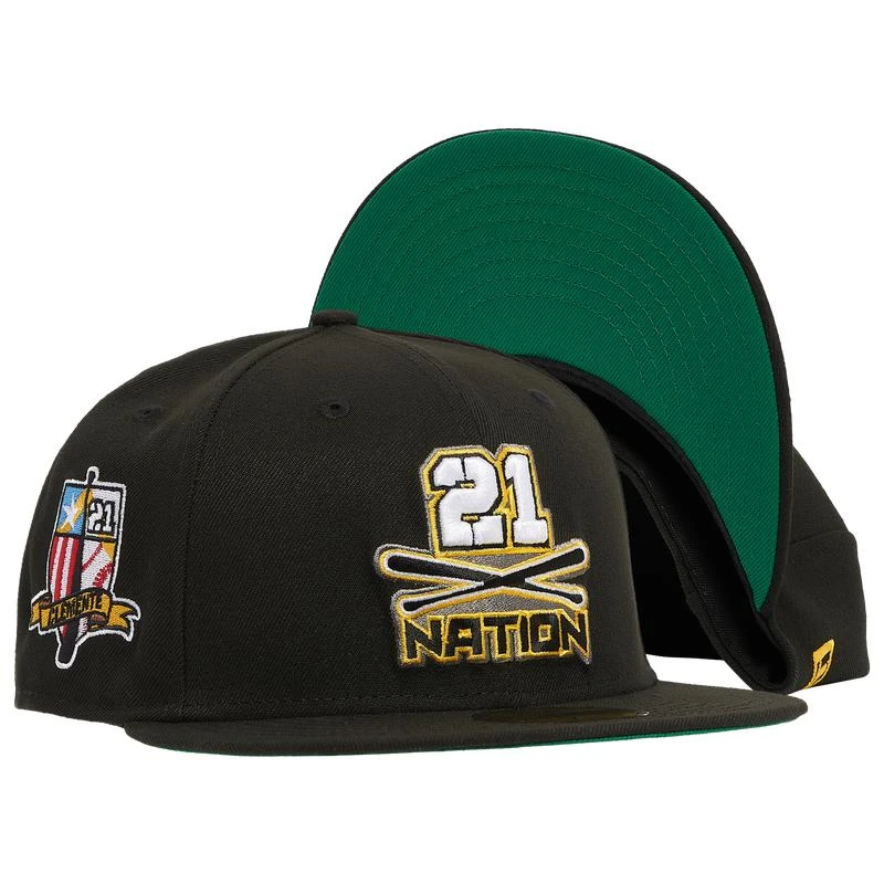 New Era New Era Pirates Roberto Clemente 21 Nation Fitted Cap - Men's 1