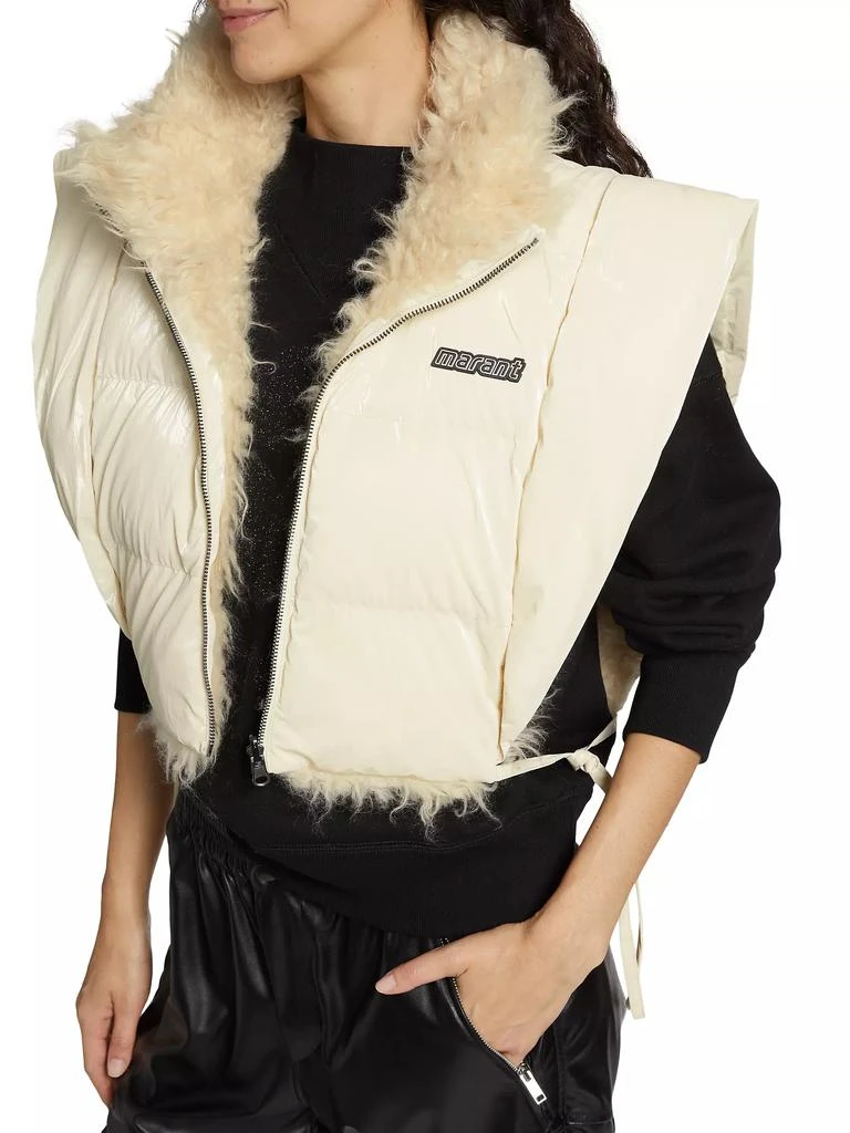 Isabel Marant Étoile Hoodiali Quilted Puffer Vest 6