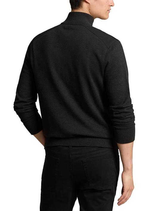 Ralph Lauren Ralph Lauren Hybrid Full Zip Mock Neck Sweater