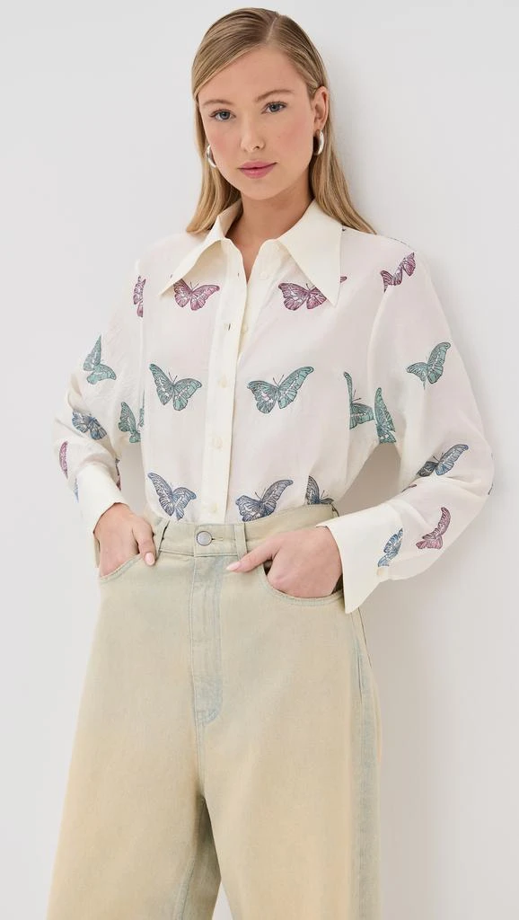 Alix of Bohemia Dana Butterfly Garden Shirt 6