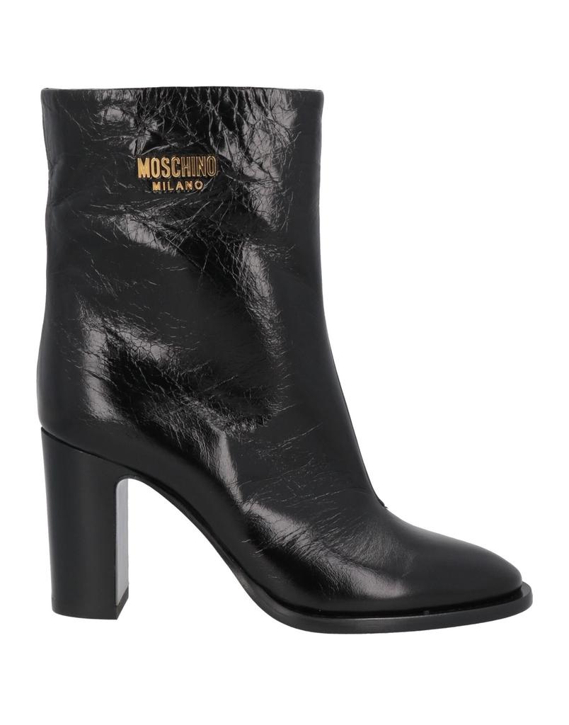 ブーツその他 Moschino Glossy Leather Lace-Up Boot With Sole Moschino Glossy Leather Lace-Up Boot With Sole - Boots