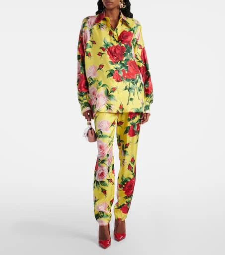 Dolce 
Gabbana Floral silk shirt 2