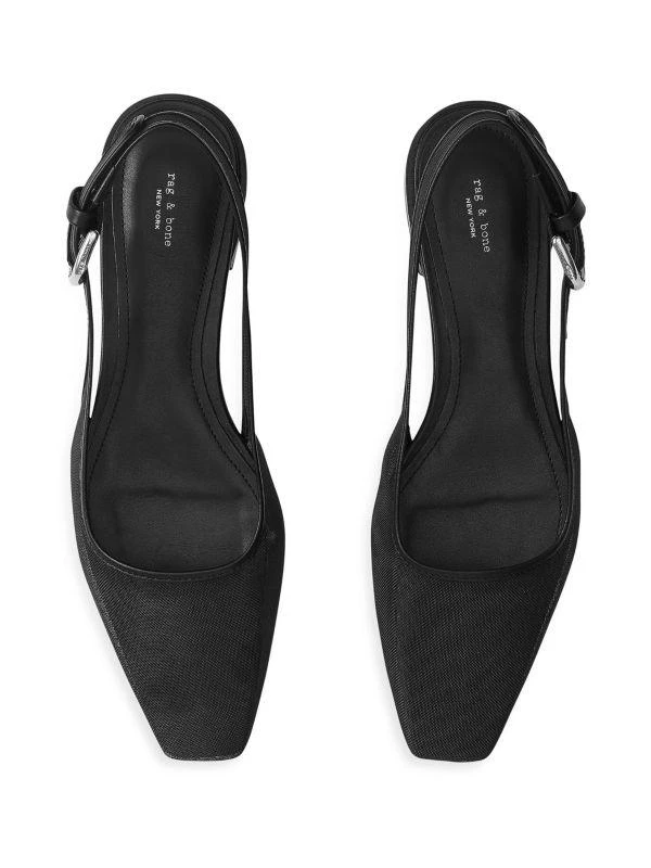 Rag & Bone Astra Mesh Slingback Flats 3