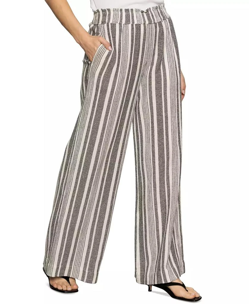 Sanctuary Women's Palm Cotton Wide-Leg Pull-On Pants 4