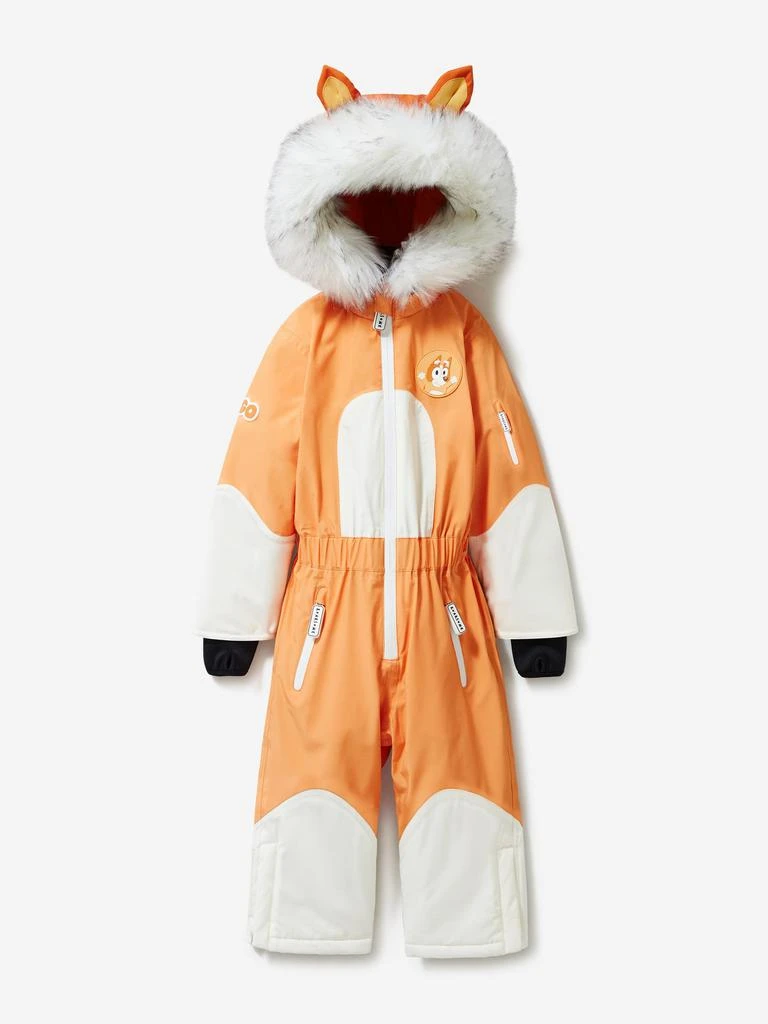 Roarsome Kids Bingo Snowsuit in Orange 1