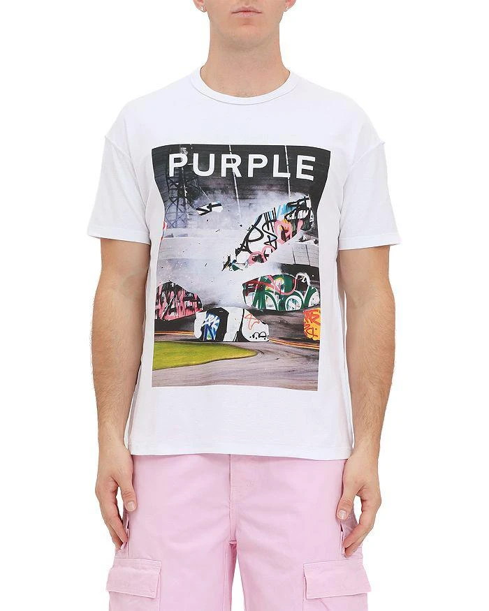 Purple Brand Inside Out Graphic Logo Tee 1