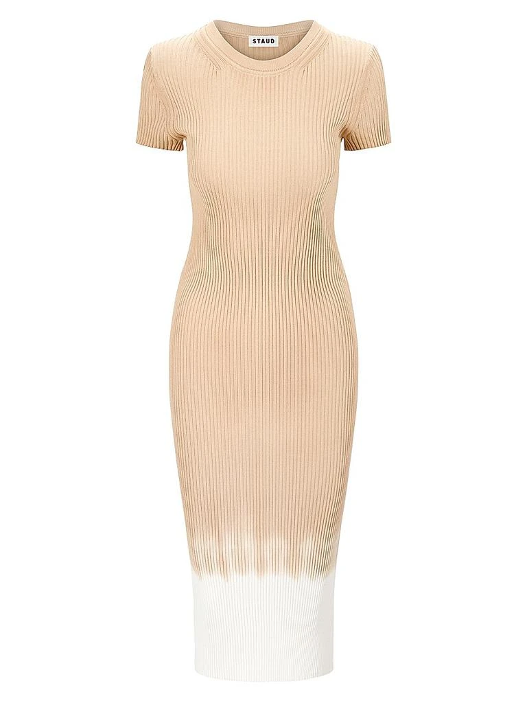 Staud Colleen Ombré Knit Midi-Dress 1