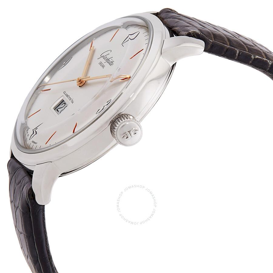 Glashütte Original Sixties Panorama Date Automatic Silver Dial Men's Watch 2-39-47-01-02-04