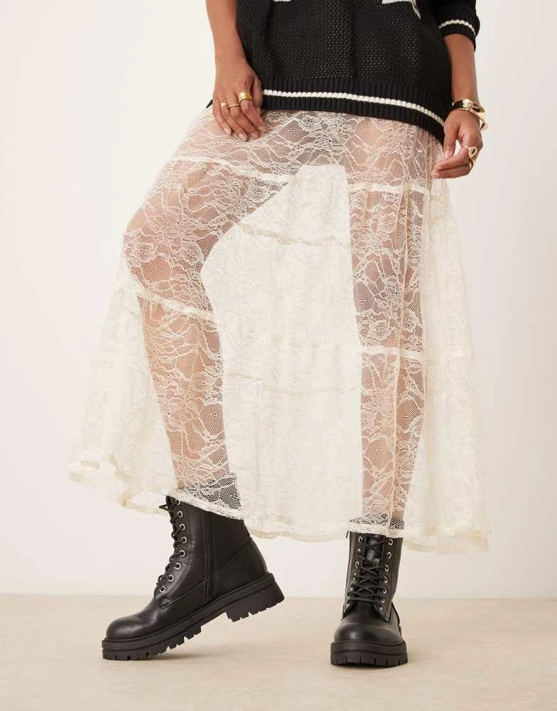New Look New Look lace up low ankle boot in black 4