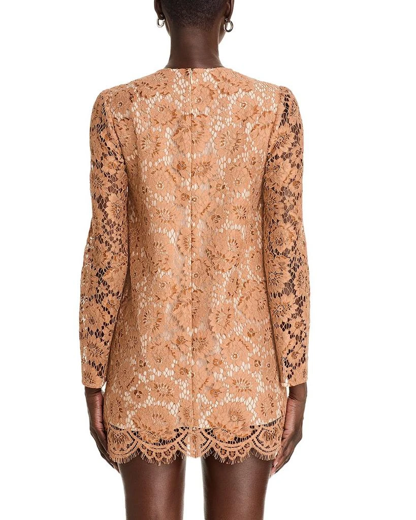 Self Portrait Lace Embellished Bow Mini Dress 4