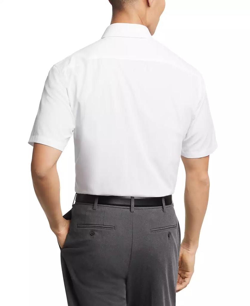 Van Heusen Poplin Solid Short-Sleeve Dress Shirt