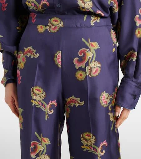 ETRO Silk palazzo pants 4