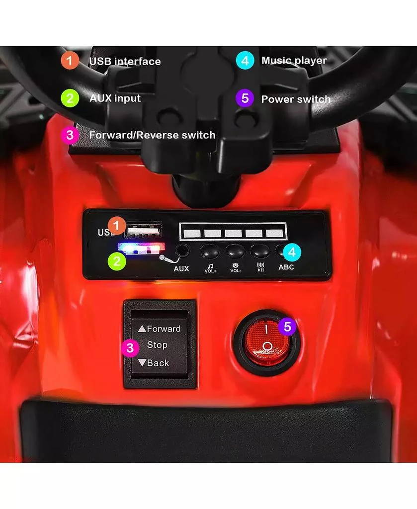 Mecale 6V Battery Powered Kids Electric Ride on ATV 7