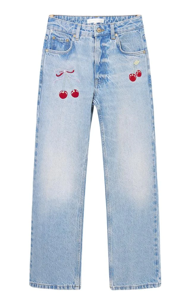 LOVESHACKFANCY LoveShackFancy Sami Cotton Denim Pants - Moda Operandi