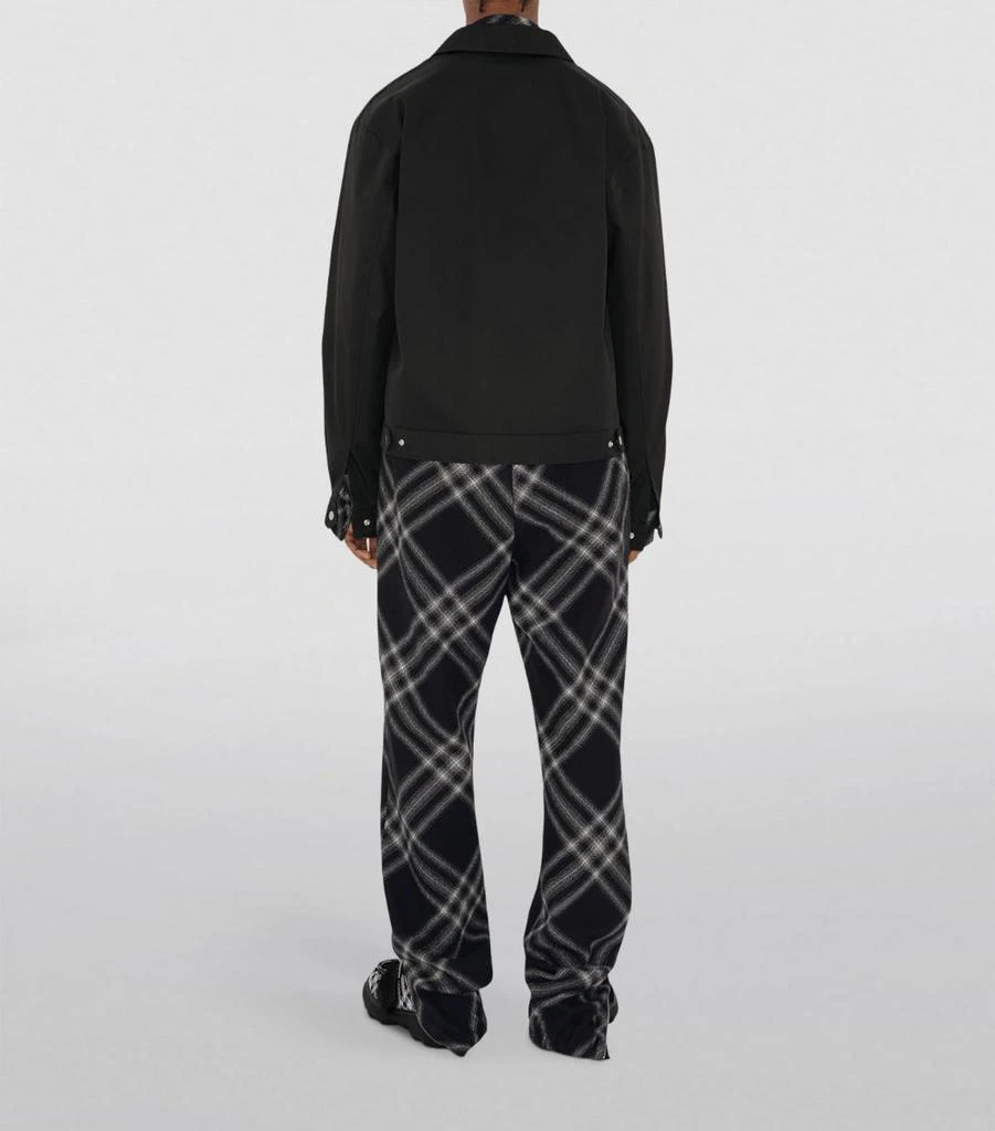 Burberry Check-Lined Harrington Jacket 3