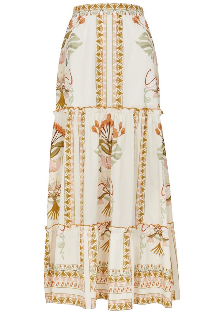 LUG VON SIGA Cassia printed cotton maxi skirt