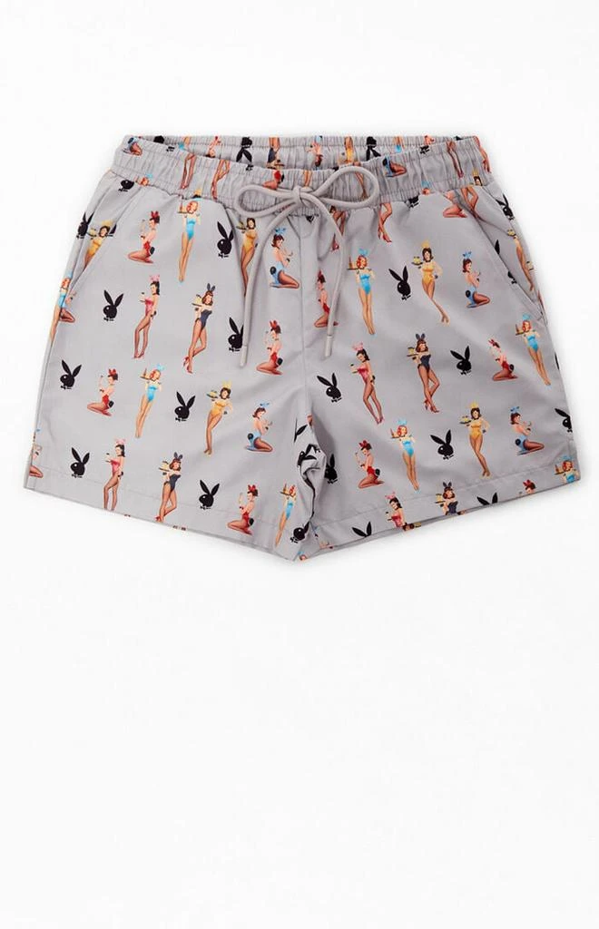 Playboy By Pacsun Pinup 5.5" Swim Trunks 1