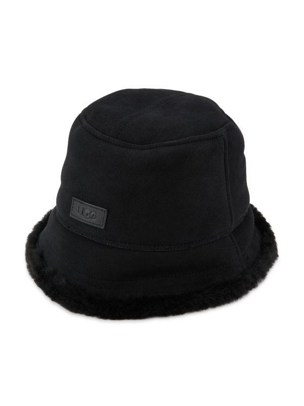 UGG Sheepskin Shearling Bucket Hat