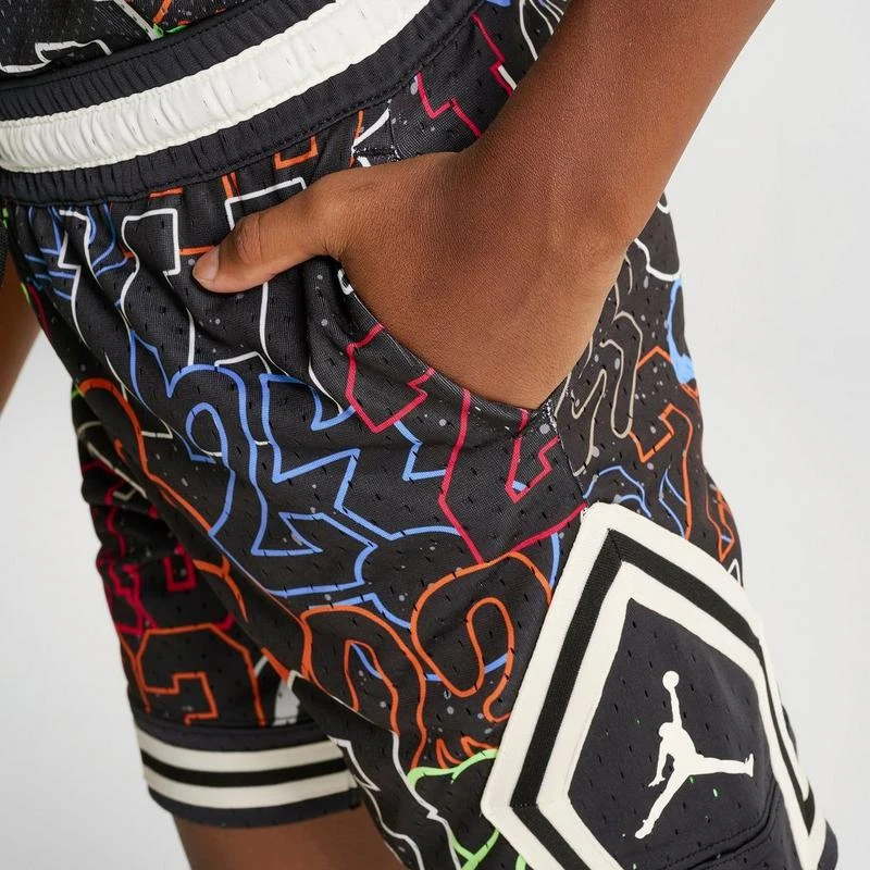 Jordan Big Kids
 Jordan Dri-FIT MJ Printed Sport Diamond Shorts 5