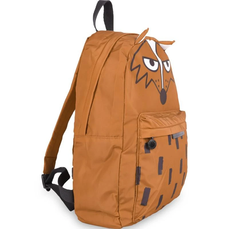 Stella McCartney Fox logo backpack in brown 2