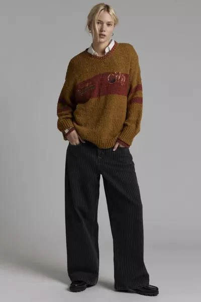 BDG BDG Van Bowling Graphic Oversized V-neck Dad Sweater 3