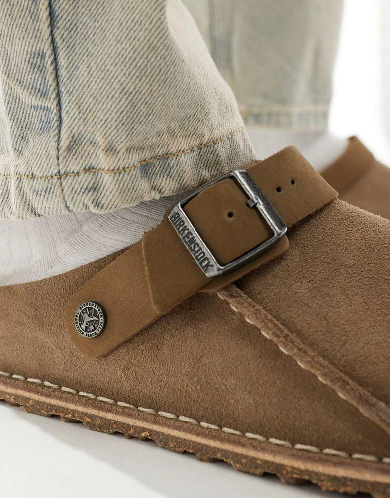 Birkenstock Birkenstock unisex Lutry clogs in brown suede 3