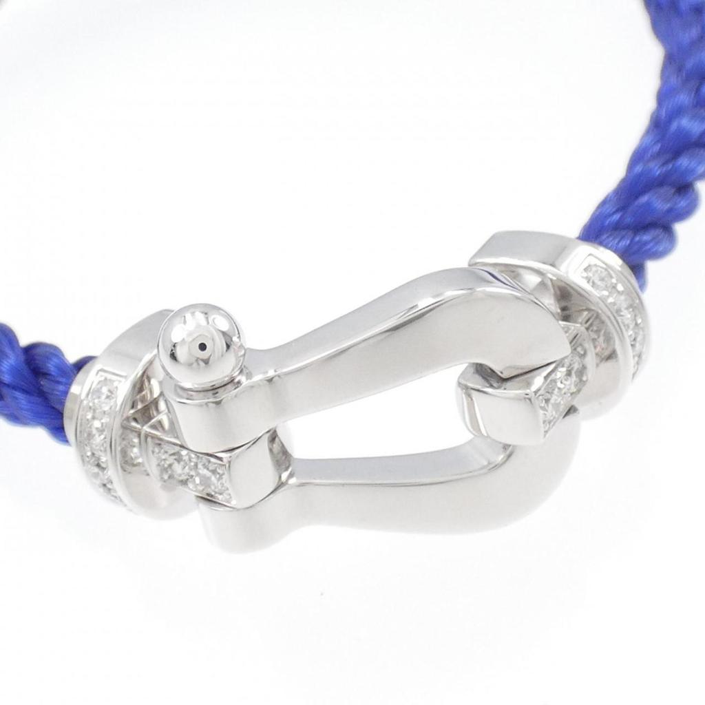 Fred F Stainless Steel gold (18K) Charm Bracelet (Pre-Owned)