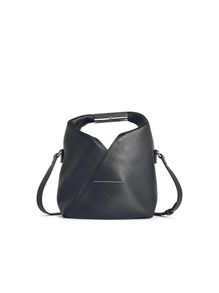 MM6 MM6 Maison Margiela 'Japanese' Black Leather Crossbody Bag 3
