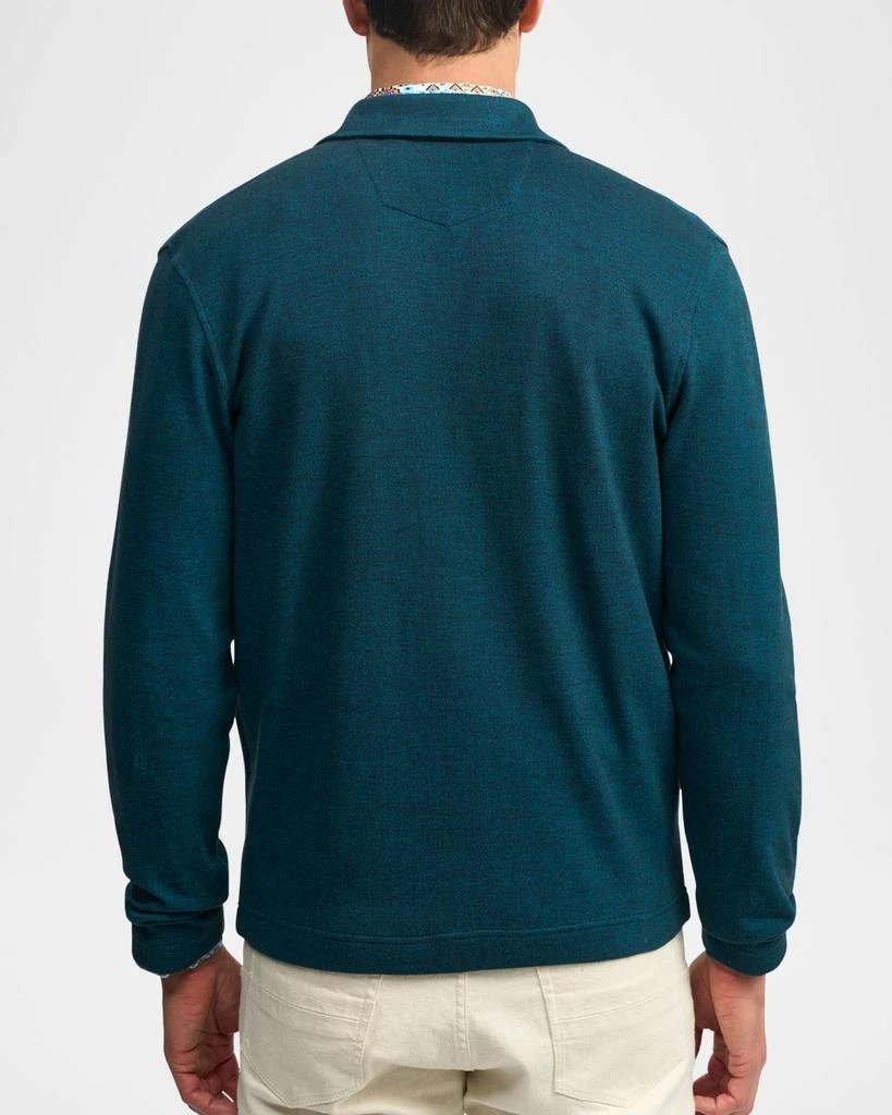 Robert Graham Men's Dorven Cotton Knit Full-Zip Sweater 2