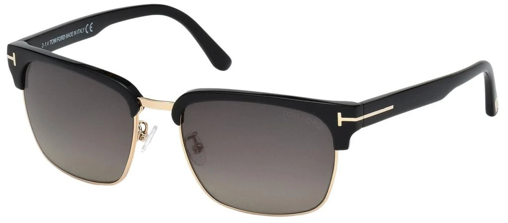 Tom Ford Tom Ford 0367 River Sqaure Clubmaster Polarized Sunglasses 1