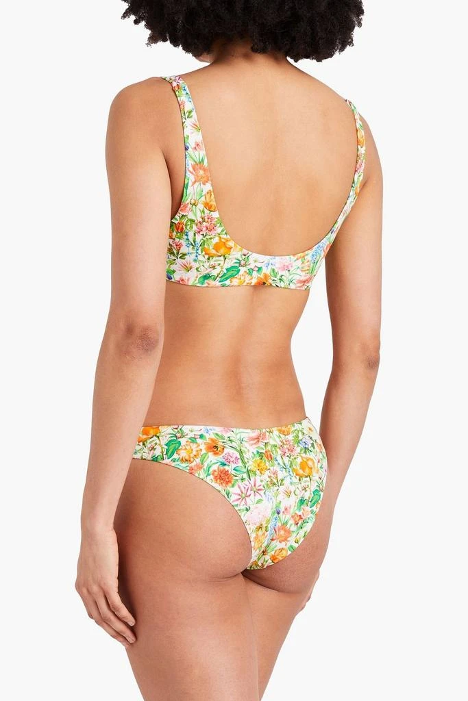 ONIA Floral-print bikini top 3