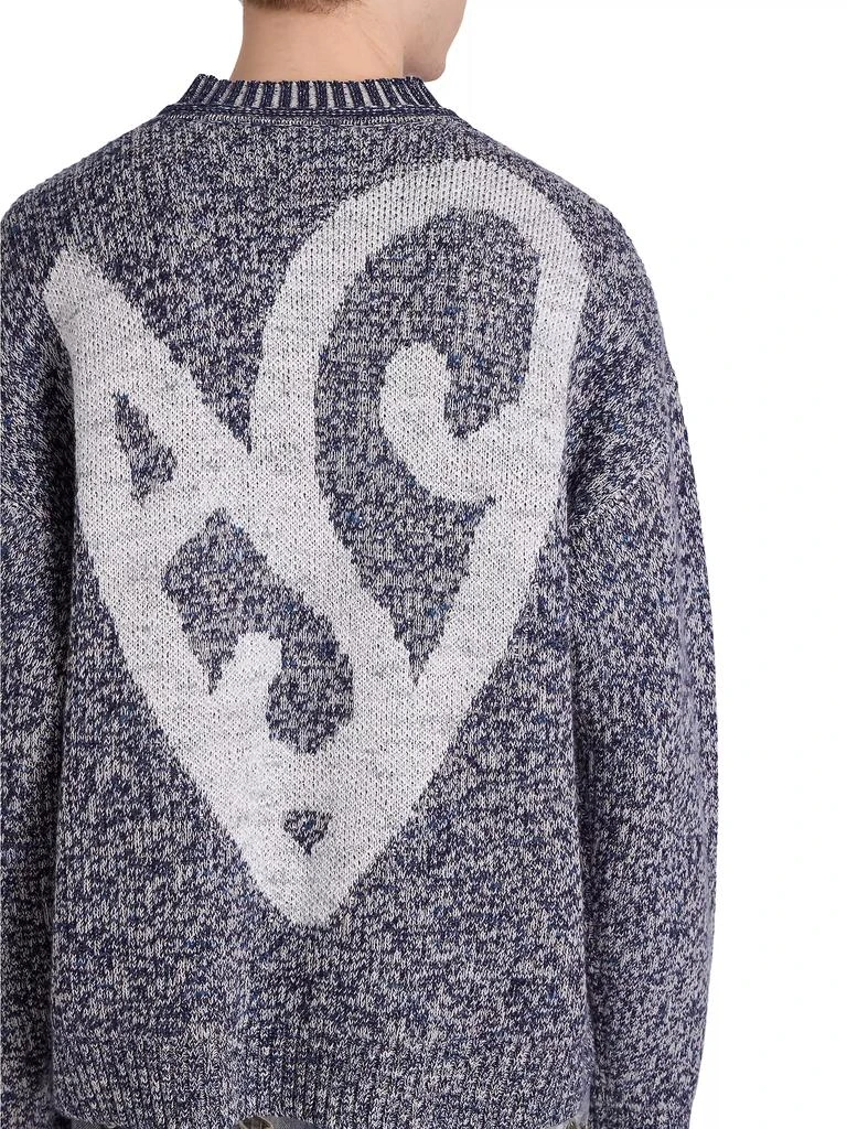 Acne Studios Kwisted As Heart Wool-Blend Sweater 7