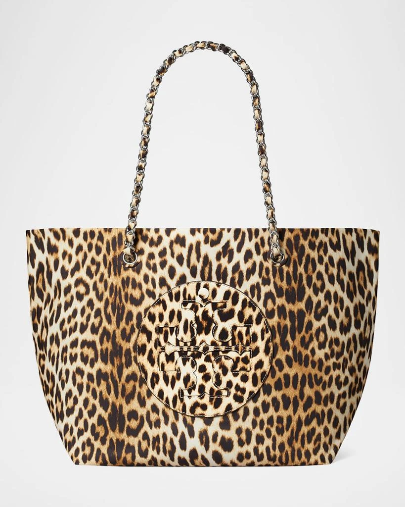 Tory Burch Ella Cheetah-Print Chain Tote Bag 1