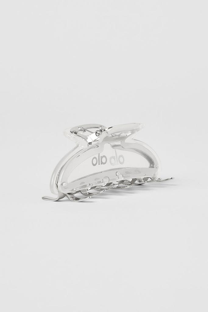 Alo Acrylic Illusion Claw Clip - Clear/Gold