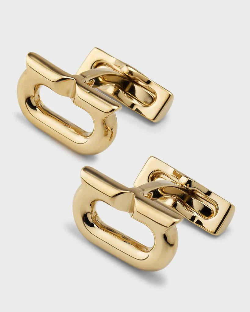 Salvatore Ferragamo Men's Gancini Cufflinks 3