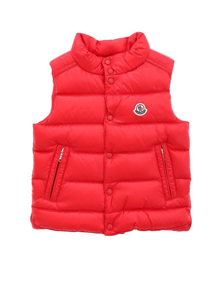Tib Red Moncler Bodywarmer Red Tib Down Gilet Down Jackets Vests