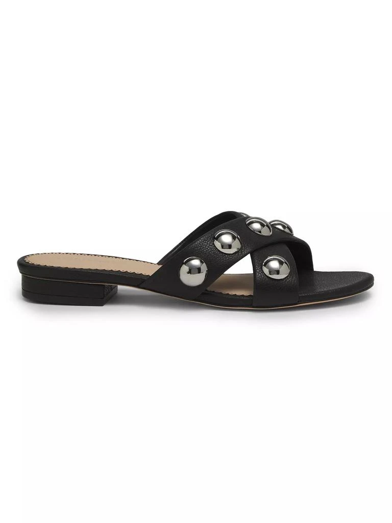 Cinq à Sept Grace Studded Leather Sandals 1