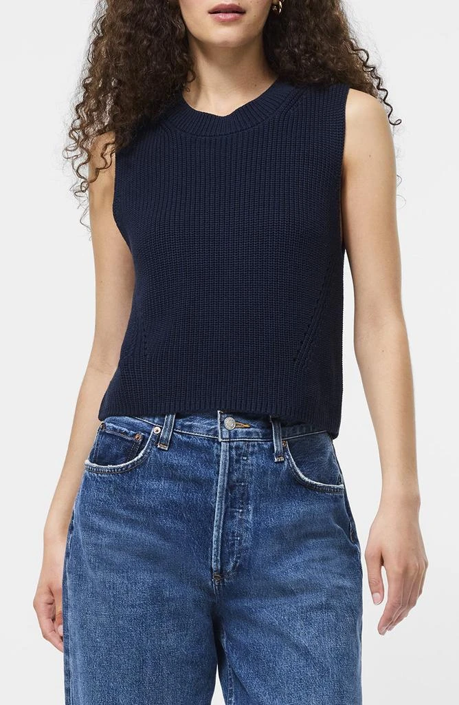French Connection Mozart Crop Sweater Vest