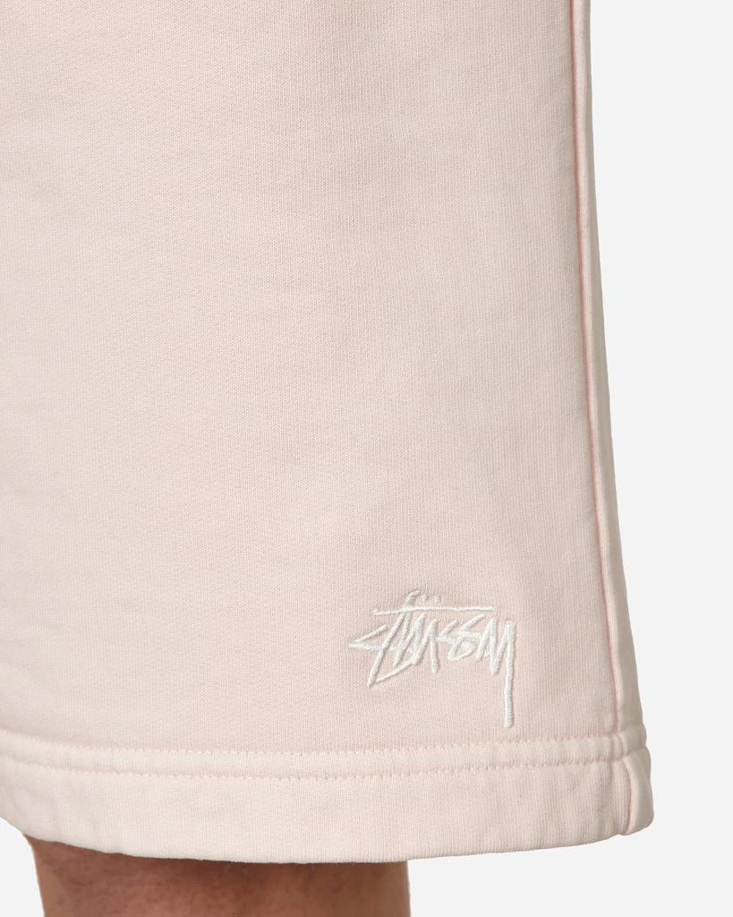 STUSSY Overdyed Stock Logo Sweatshorts Light Pink 5