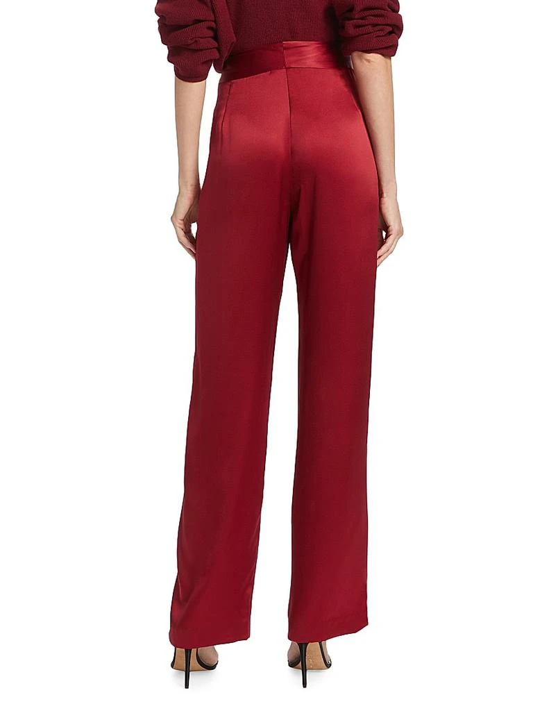 The Sei Wide-Leg Silk Trousers 5