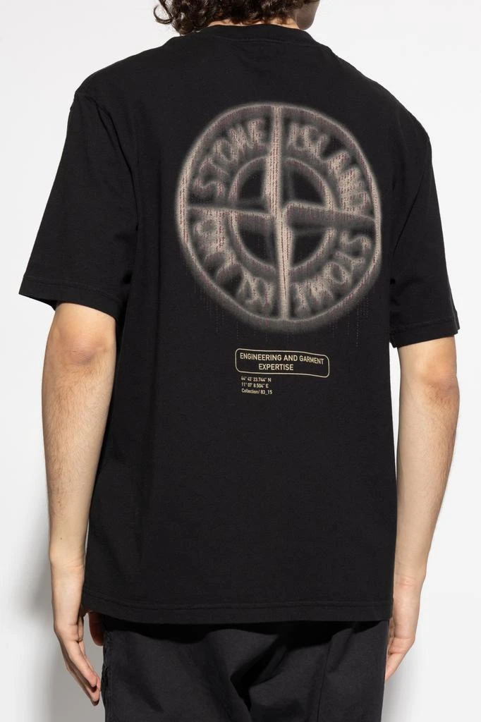 Stone Island T-shirt with logo 4