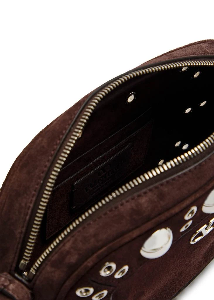 Valentino Nellcôte studded suede cross-body bag 4