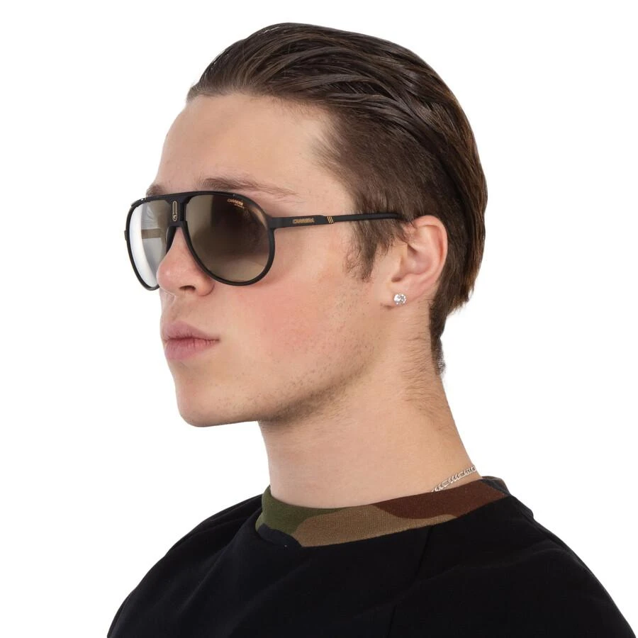 Carrera Grey Gold Mirror Pilot Unisex Sunglasses CHAMPION65/N 0003/JO 62 2