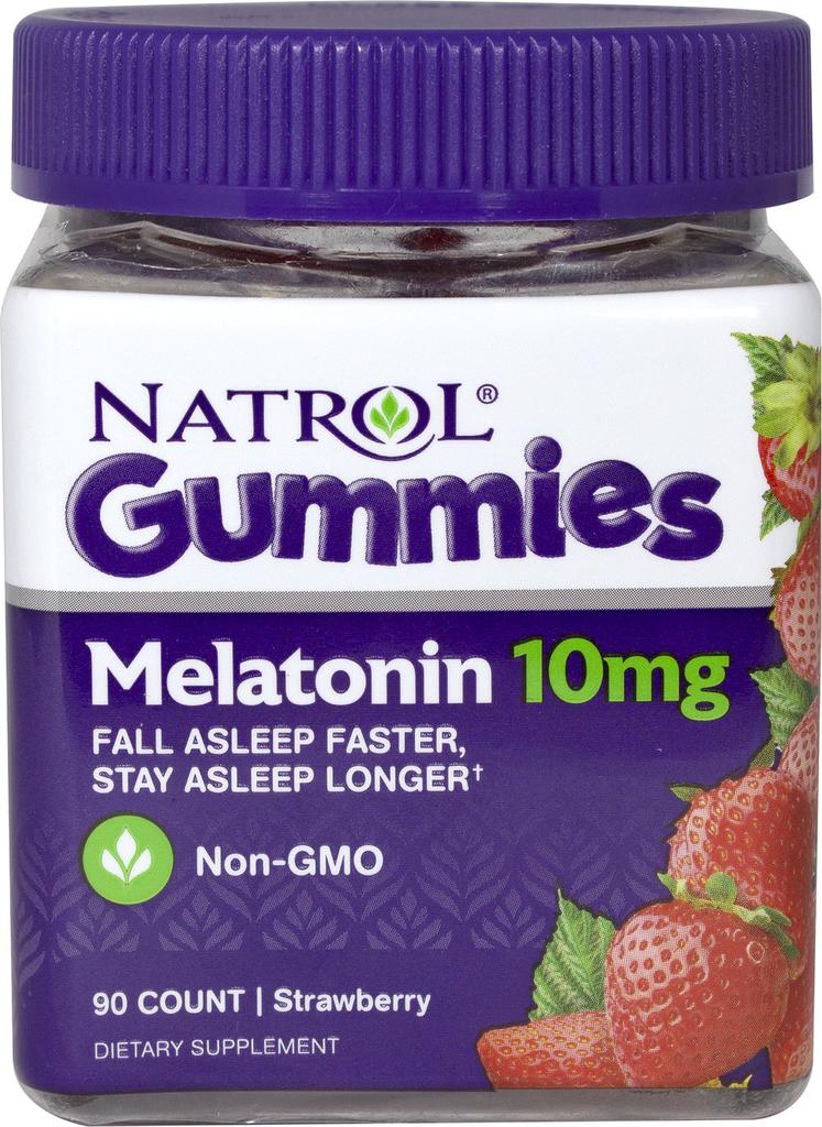 Natrol Sleep & Relaxation: Melatonin 10 mg Strawberry Gummies