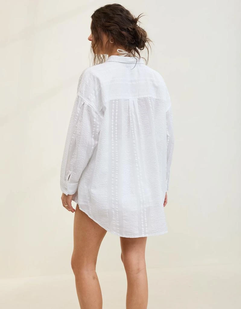 Aerie Aerie Seersucker Coverup Shirt 2