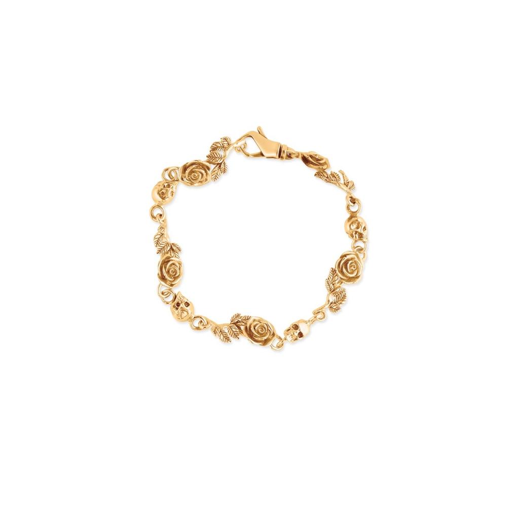 Emanuele Bicocchi Emanuele Bicocchi Rose And Skull Bracelet