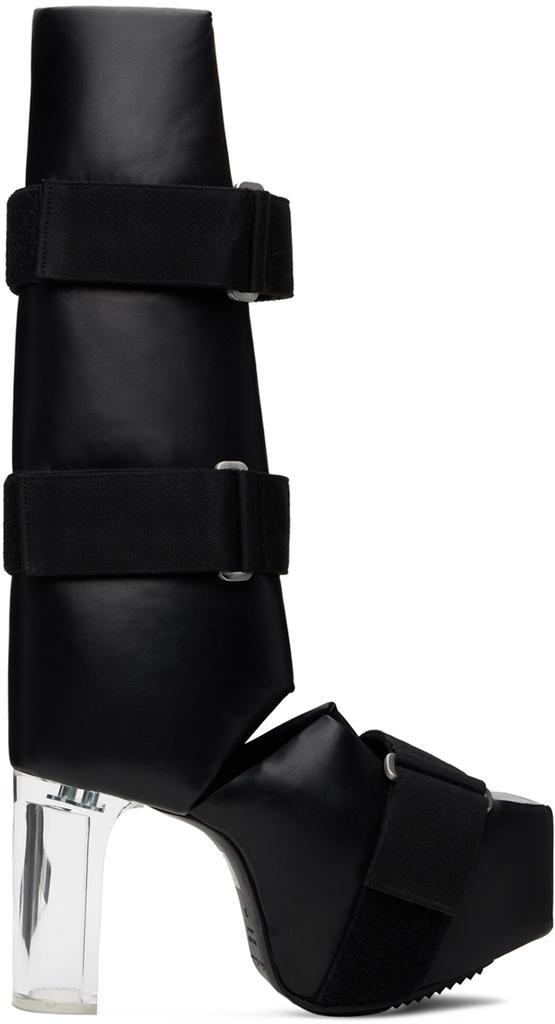 Rick Owens Black Open Splint Kiss Boots IT-39 - Boots - Free Rick Owens Black Open Splint Kiss Boots IT-39 - Boots - Free
