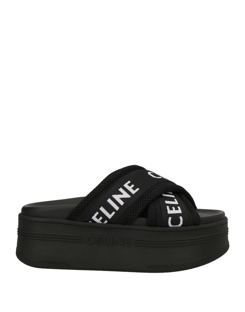 【CELINE】MAUD SANDALS CELINE MAUD SANDAL WITH TRIOMPHE IN CALFSKIN - BLACK | CELINE