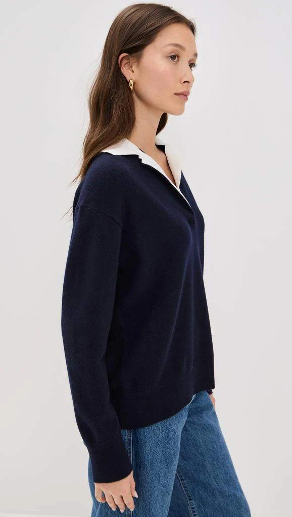 Vince Contrast Collar Polo 3